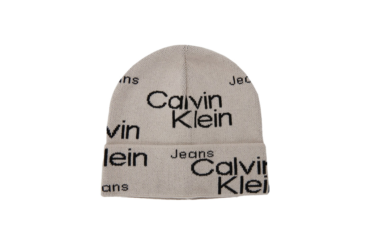 Calvin Klein Aop Beanie Σκουφάκι Χειμερινό (K50K509900 0F4) Καφέ
